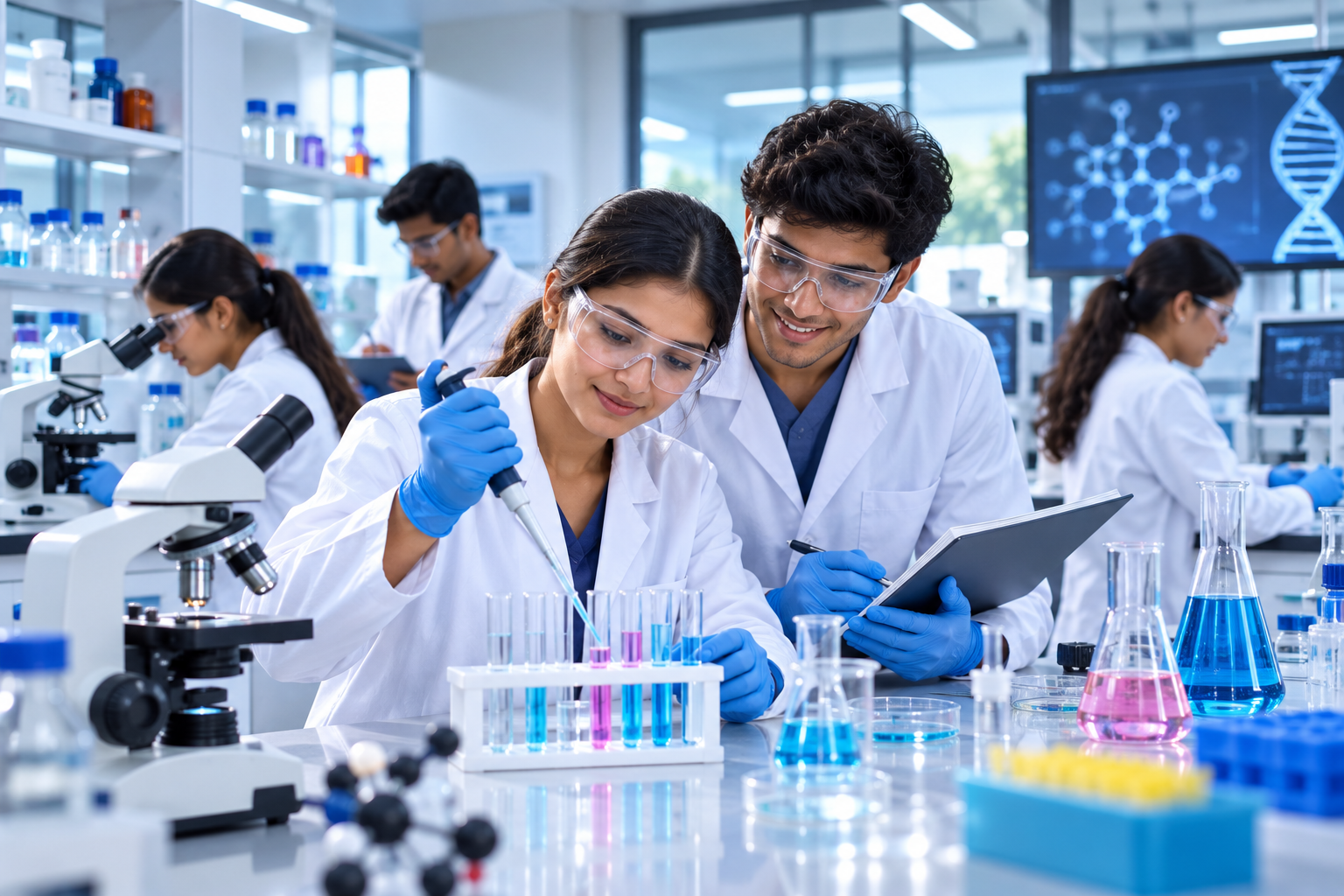 Modern laboratories
